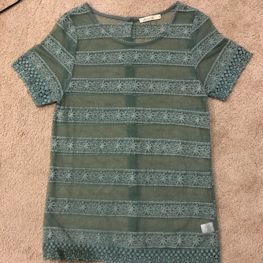 Comme Toi Lace Shirt